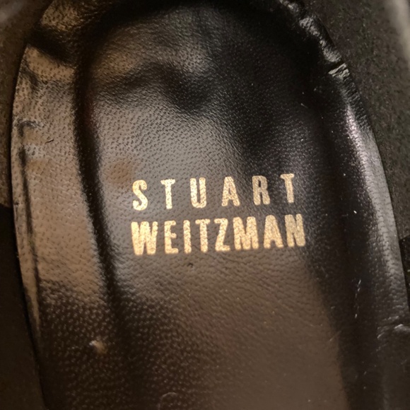 Stuart Weitzman Animal Print Leopard Brown Black Patent Pumps Size 7.5  VGUC - Picture 10 of 14